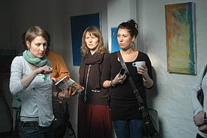 Diana bei der Eröffnungsrede