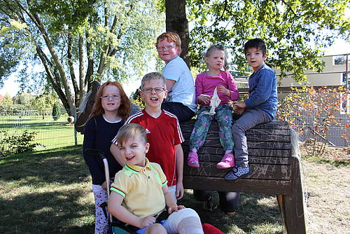 Dies ist die Klasse von Frau Eschmann.